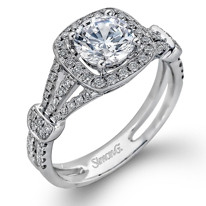 Classic style engagement rings